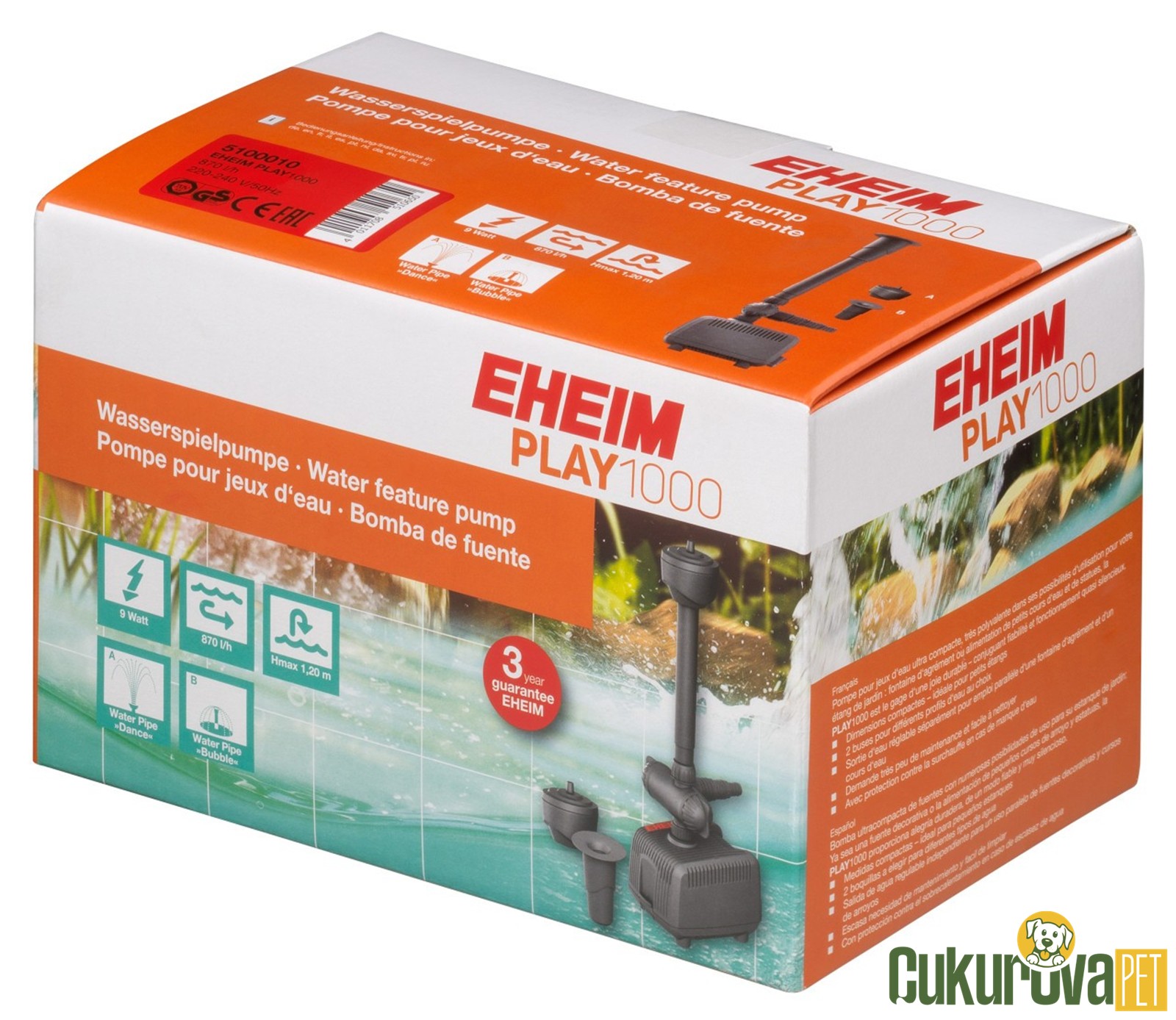 Eheim Pond Play 1000 Havuz Kafa Motoru