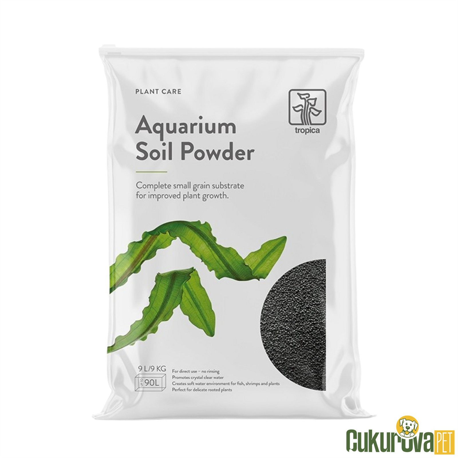 Tropica Plant Care Aquarium Soil Powder Aktif Toprak 9 L - 9 Kg