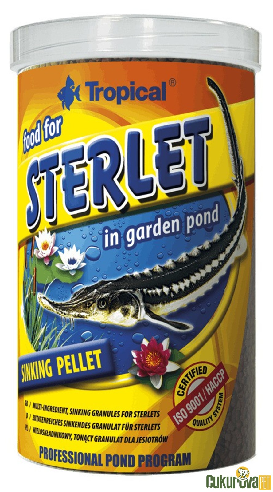 Tropical Sterlet In Garden Pond Havuz Yemi 1000 Ml - 650 Gr