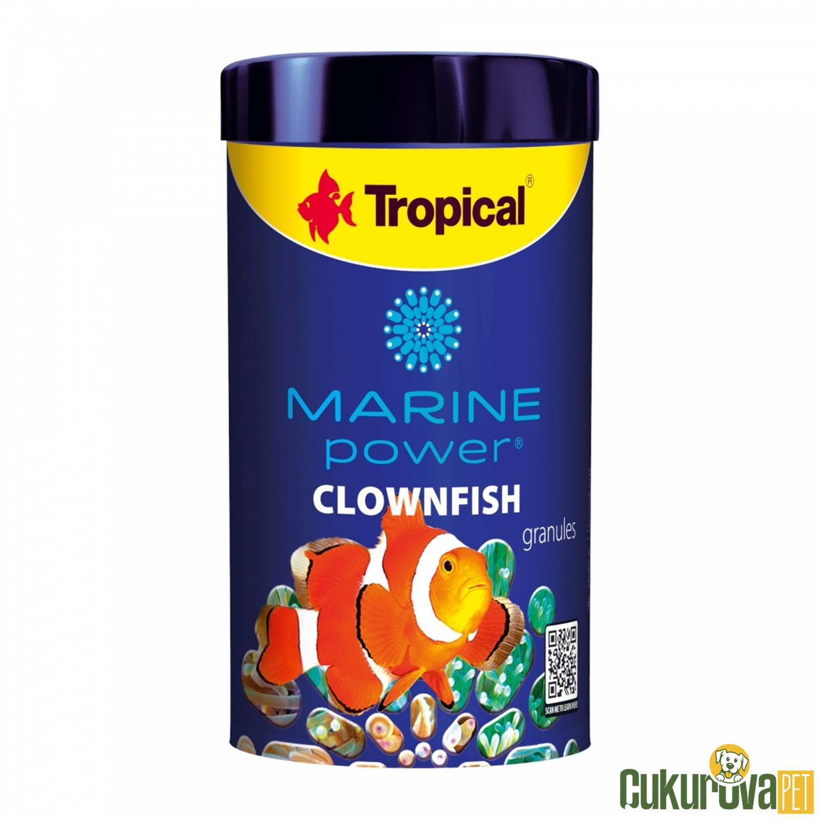 Tropical Marine Power Clownfish Granules Granül Yem 100 Ml - 65 Gr