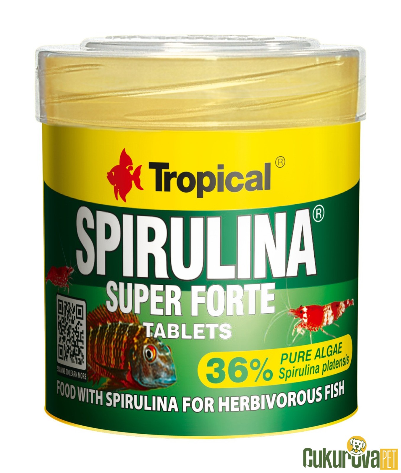 Tropical Spirulina Super Forte Tablets Tablet Yem 50 Ml - 36 Gr