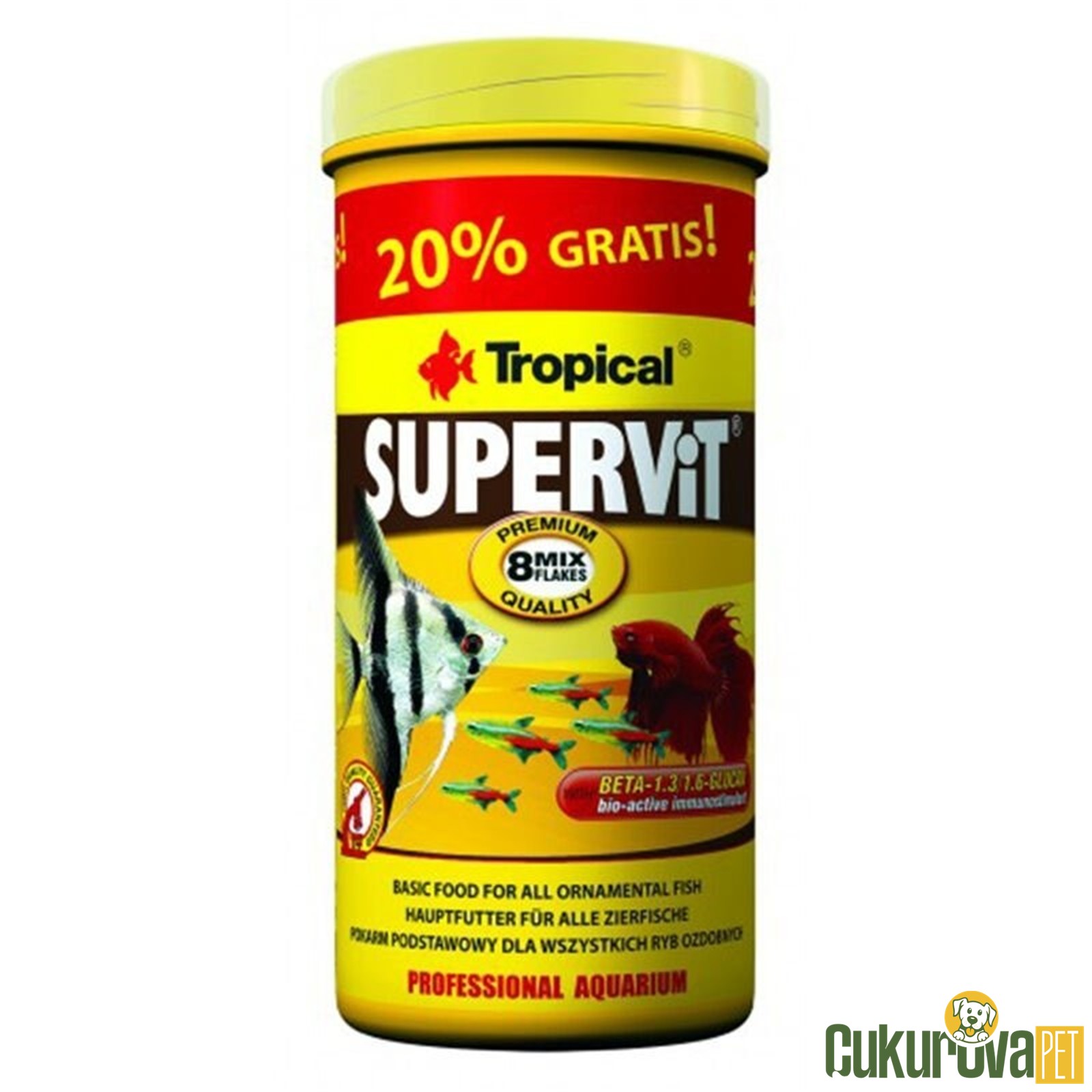 Tropical Supervit Flakes Pul Yem 250 Ml - 60 Gr