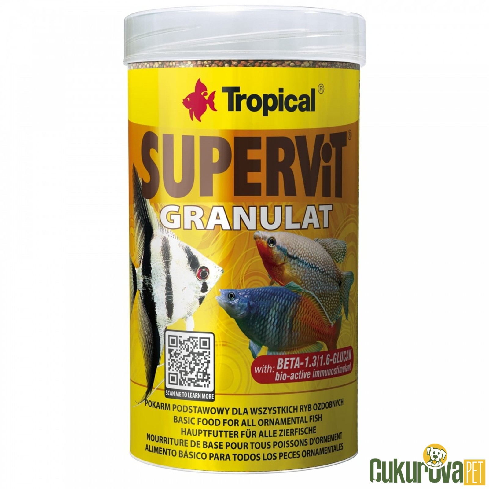 Tropical Supervit Granulat Granül Yem 100 Ml - 55 Gr