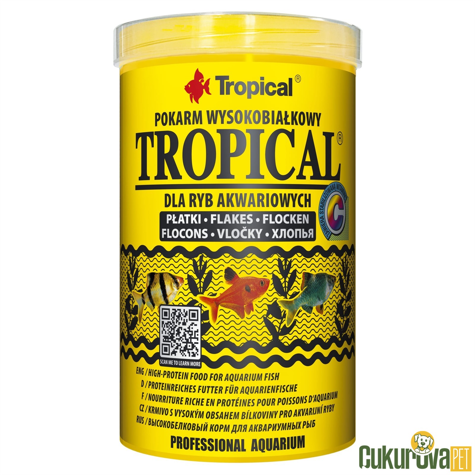 Tropical Tropical Flakes Pul Yem 1000 Ml - 200 Gr