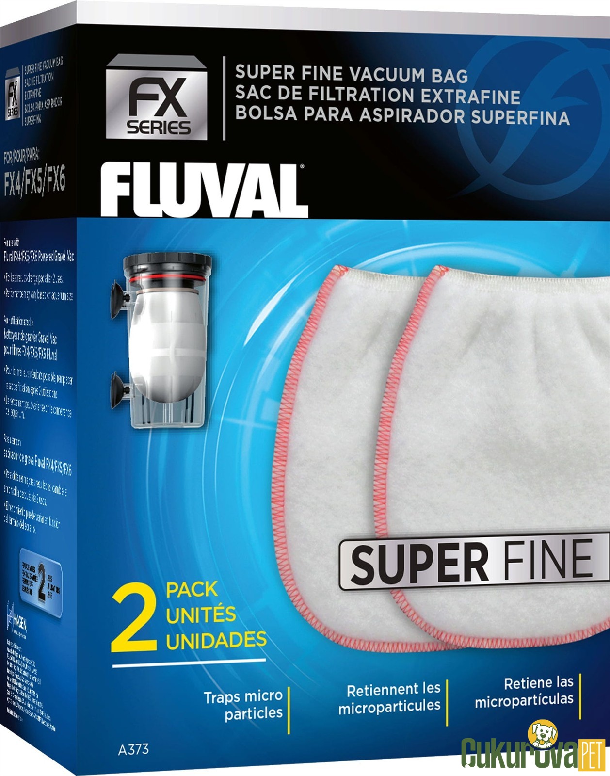 Fluval FX4 / FX5 / FX6 Super Fine Vakum Torbası 2 Adet