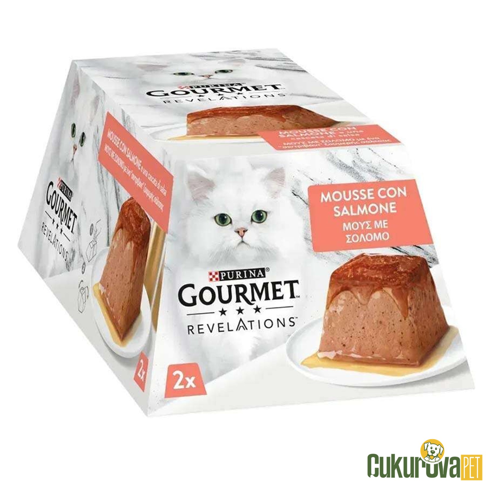 Gourmet Revelations Somonlu Yetişkin Kedi Yaş Maması 57 Gr - 2 Adet