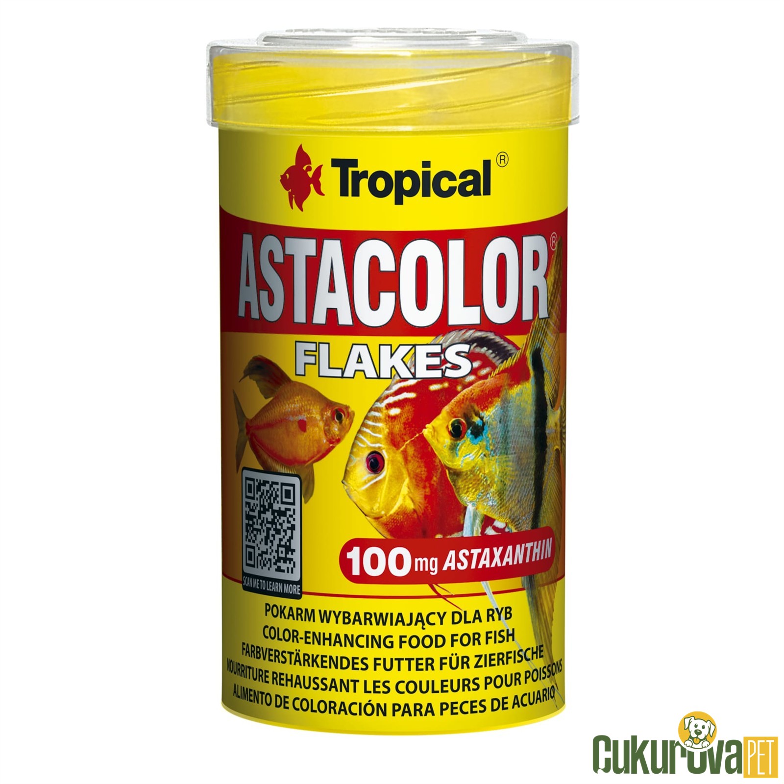 Tropical Astacolor Flakes Pul Yem 100 Ml - 20 Gr