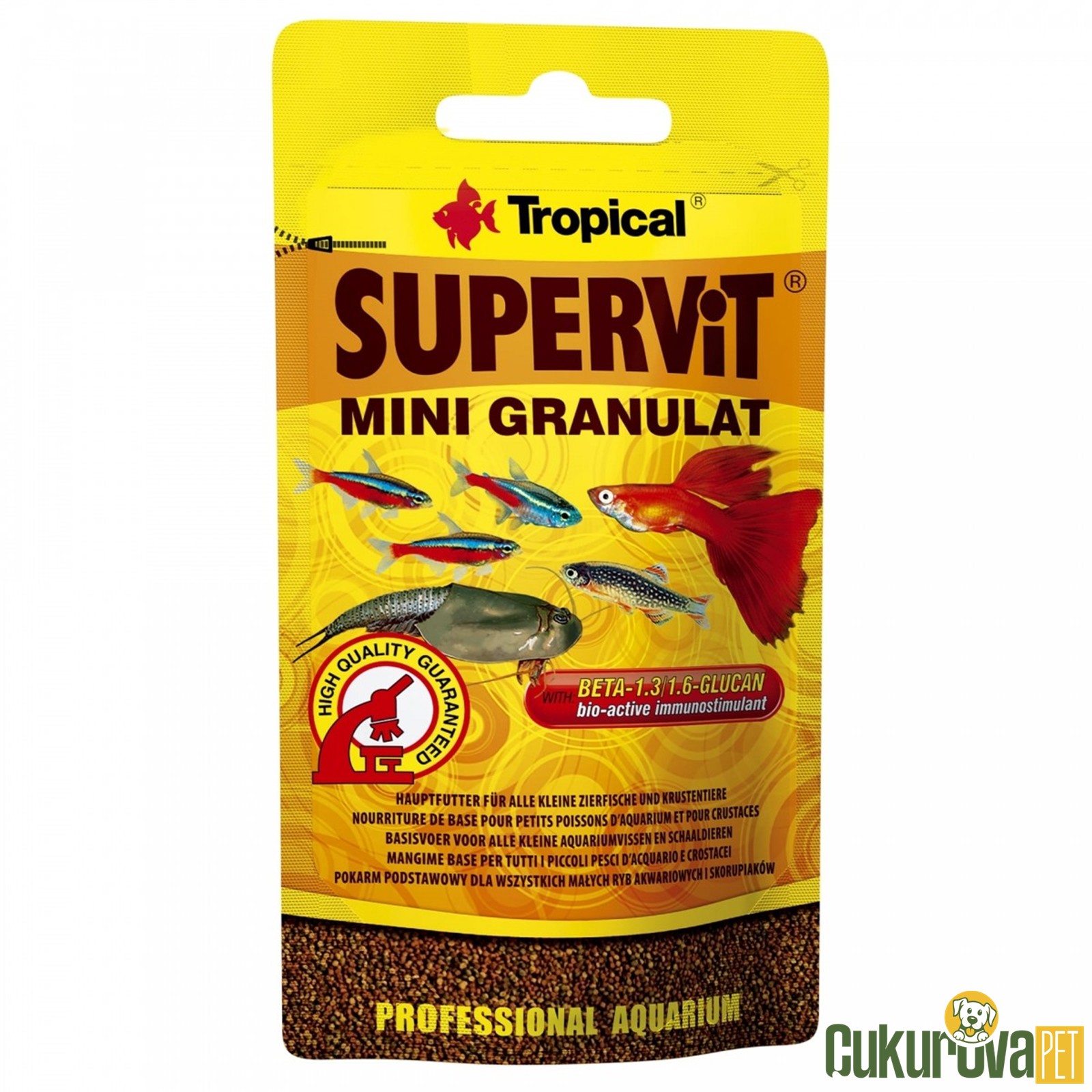 Tropical Supervit Mini Granulat Granül Yem 10 Gr