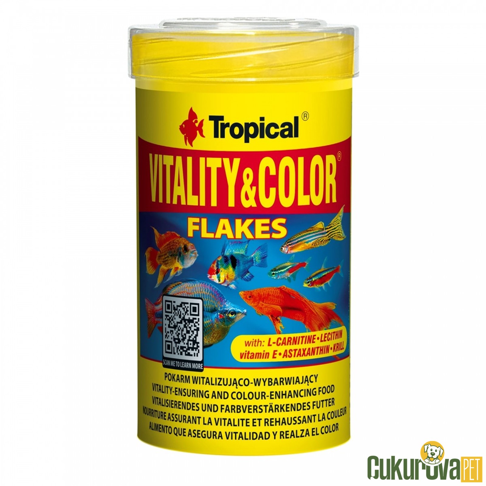 Tropical Vitality&Color Flakes Pul Yem 250 Ml - 50 Gr
