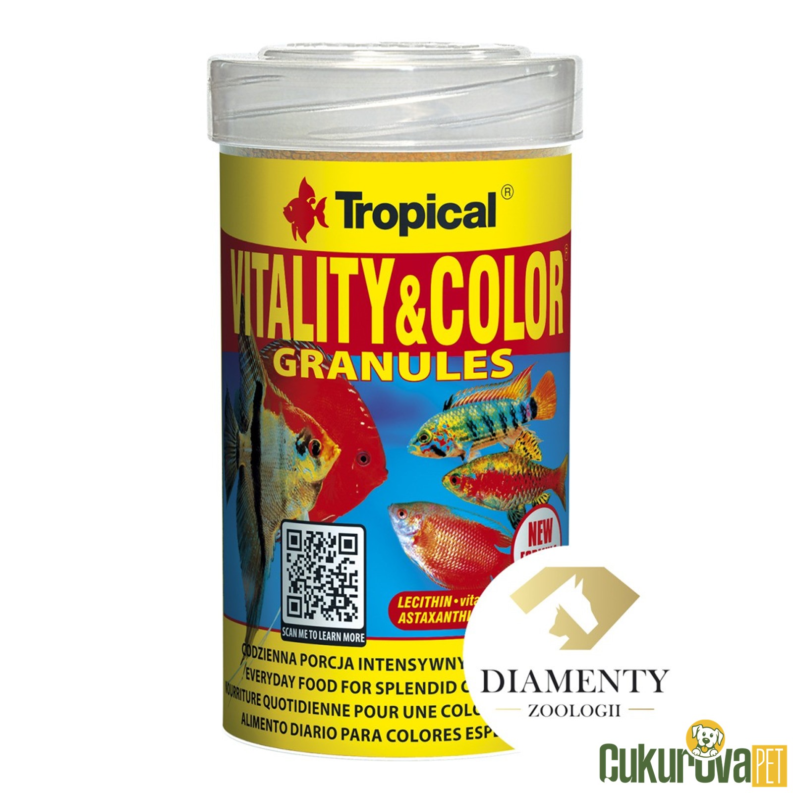 Tropical Vitality&Color Granules Granül Yem 100 Ml - 55 Gr
