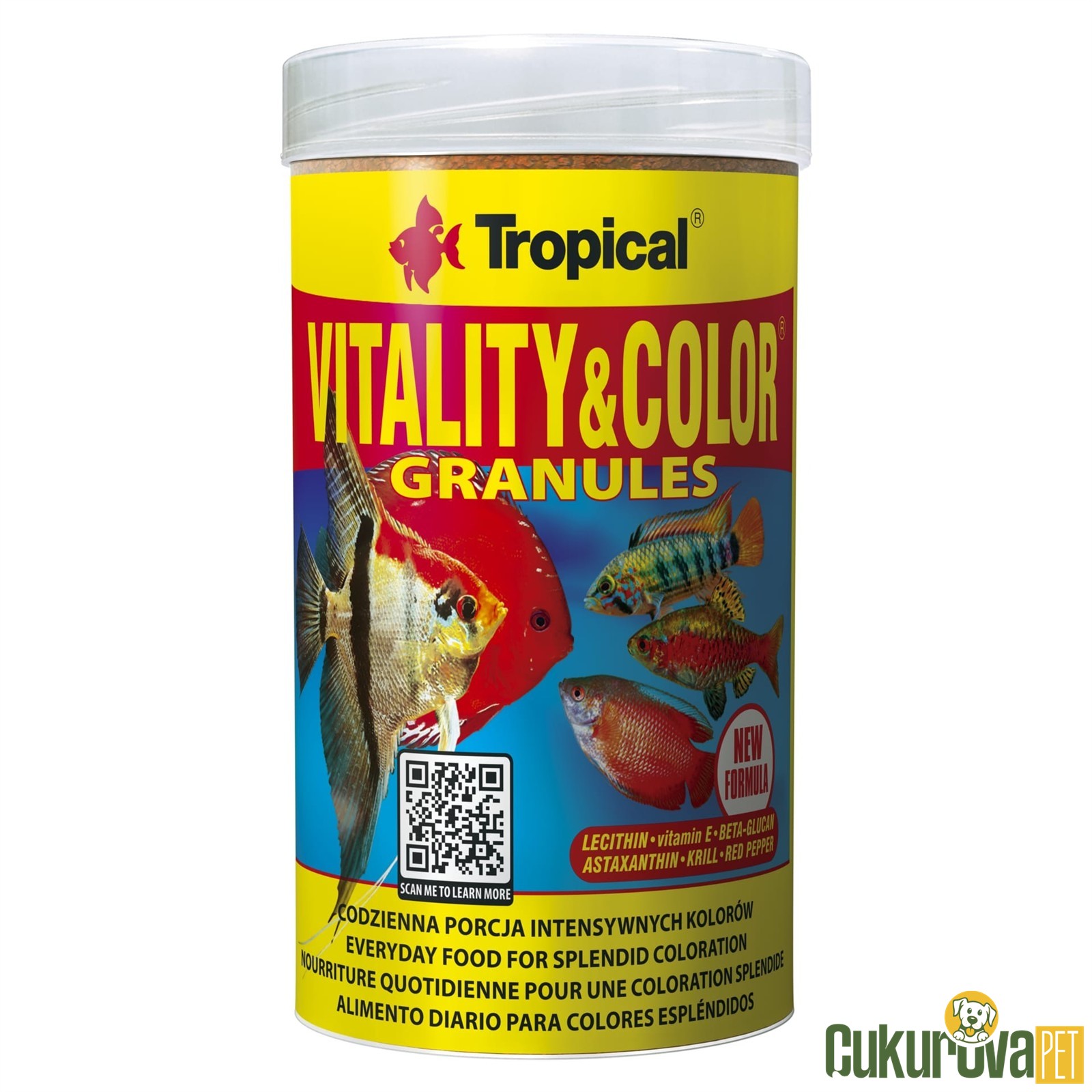 Tropical Vitality&Color Granules Granül Yem 250 Ml - 138 Gr