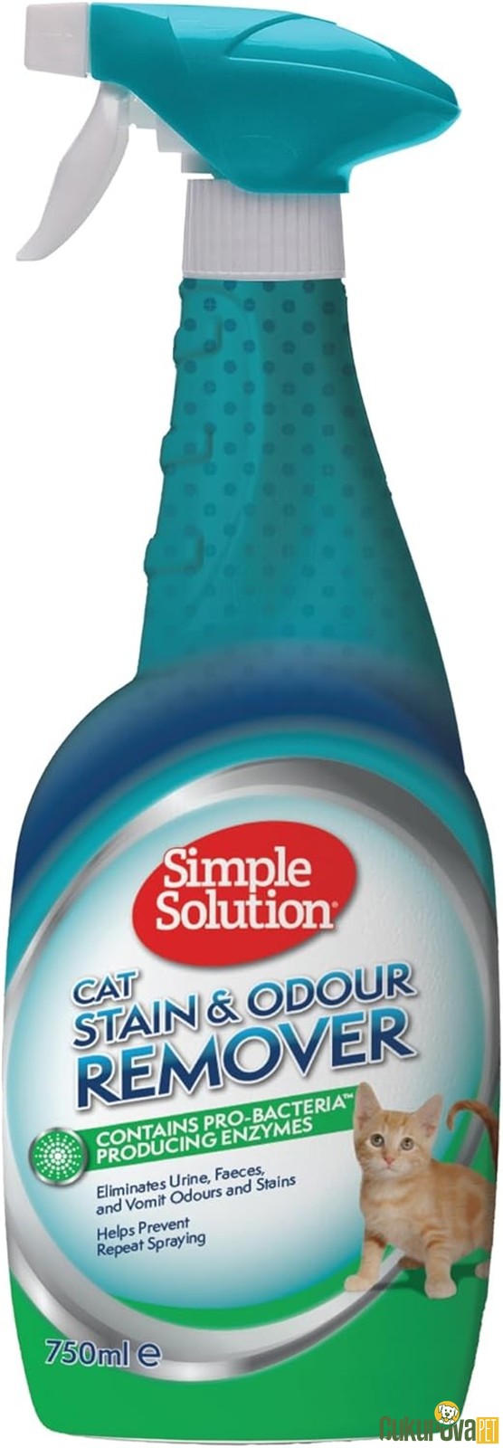 Simple Solution Stain & Odour Remover Kedi Leke ve Koku Giderici Sprey 750 Ml