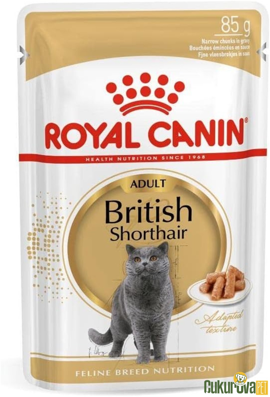 Royal Canin Adult British Shorthair Yetişkin Kedi Yaş Maması 85 Gr