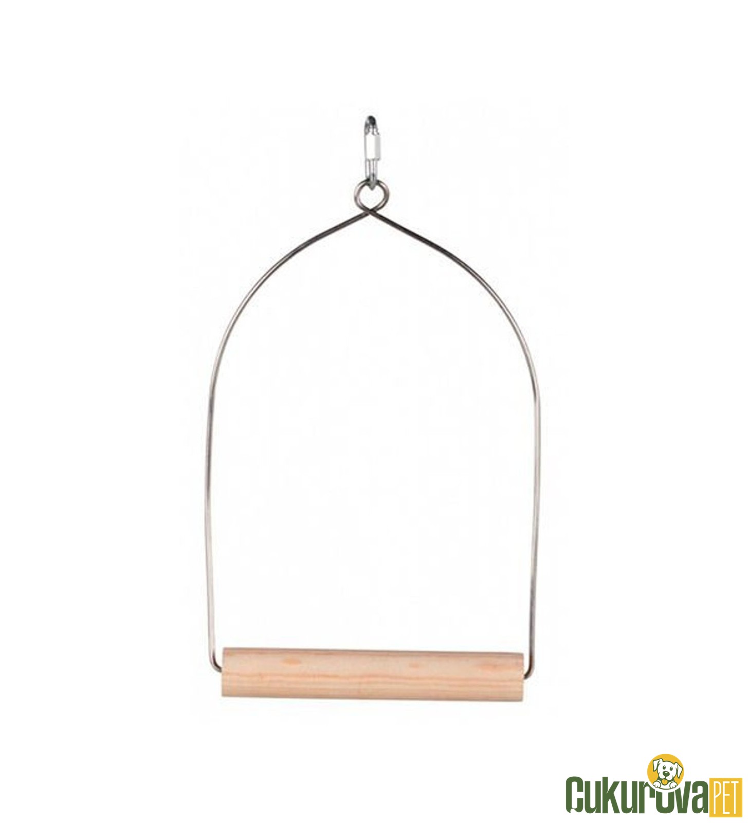 Trixie Ahşap Metal Askılı Kuş Tüneği 15 x 27 Cm