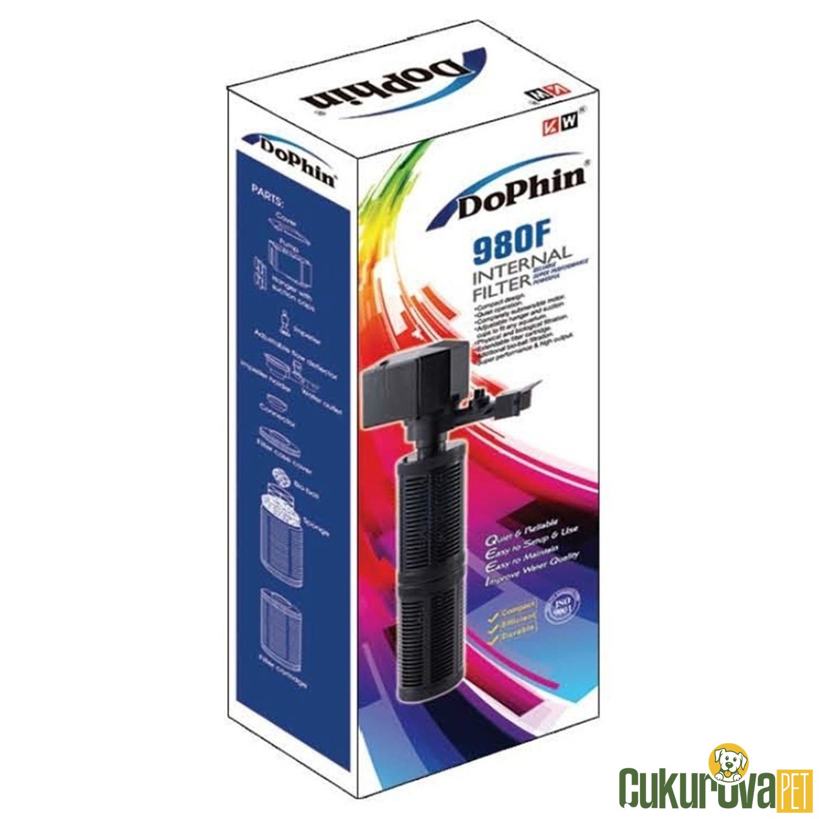 Dophin 980F Akvaryum İç Fi̇ltre