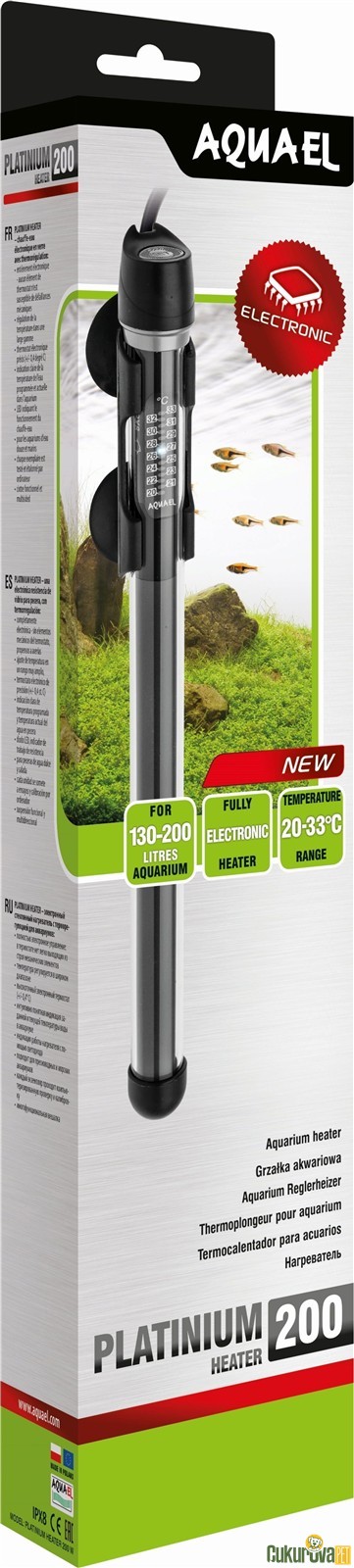 Aquael Platinium Heater 200 W Akvaryum Isıtıcısı