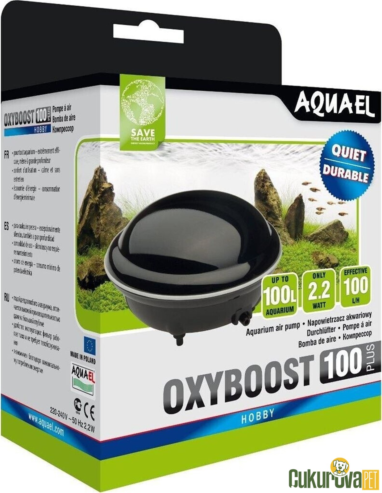 Aquael Oxyboost 100 Plus Akvaryum Hava Motoru