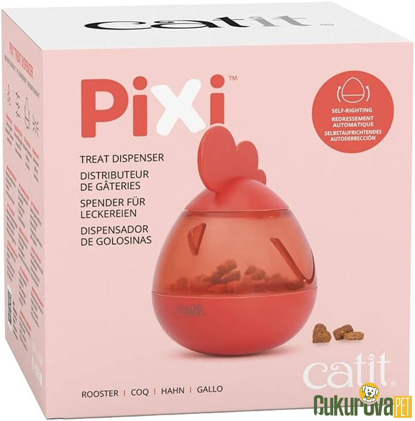 Catit Pixi Horoz Kedi Ödül Oyuncağı 8 x 8 x 10 Cm