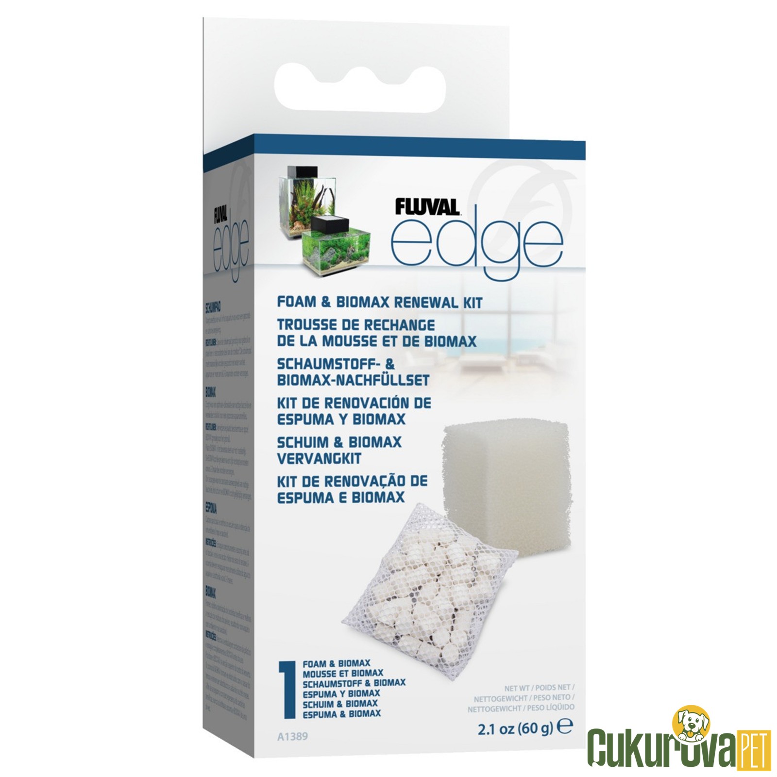Fluval Edge Foam&Biomax Filtre Süngeri 60 Gr