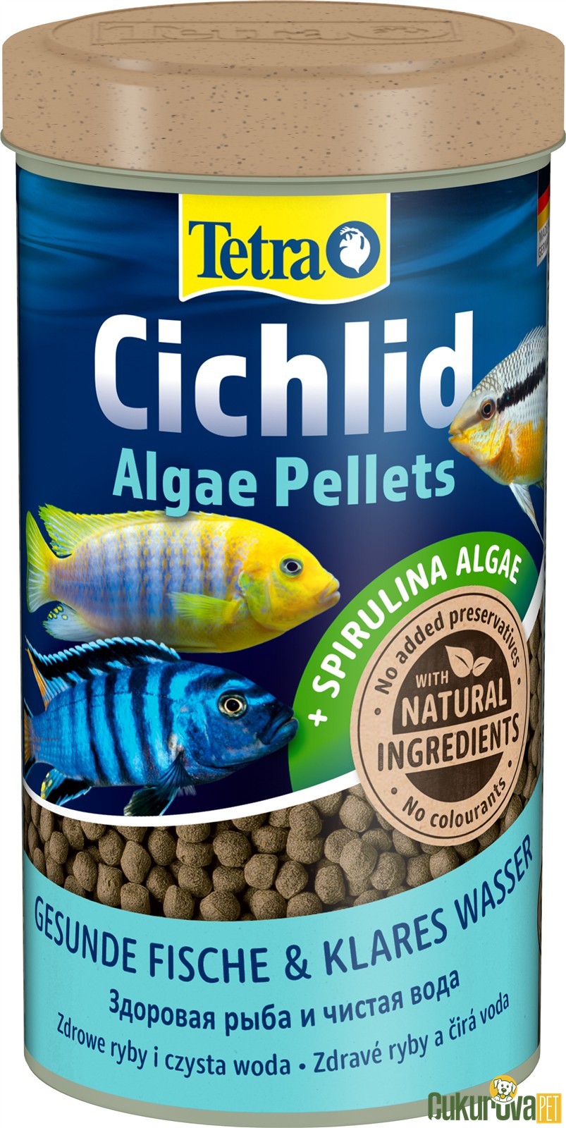 Tetra Cichlid Algae Pellets Granül Yem 500 Ml - 165 Gr