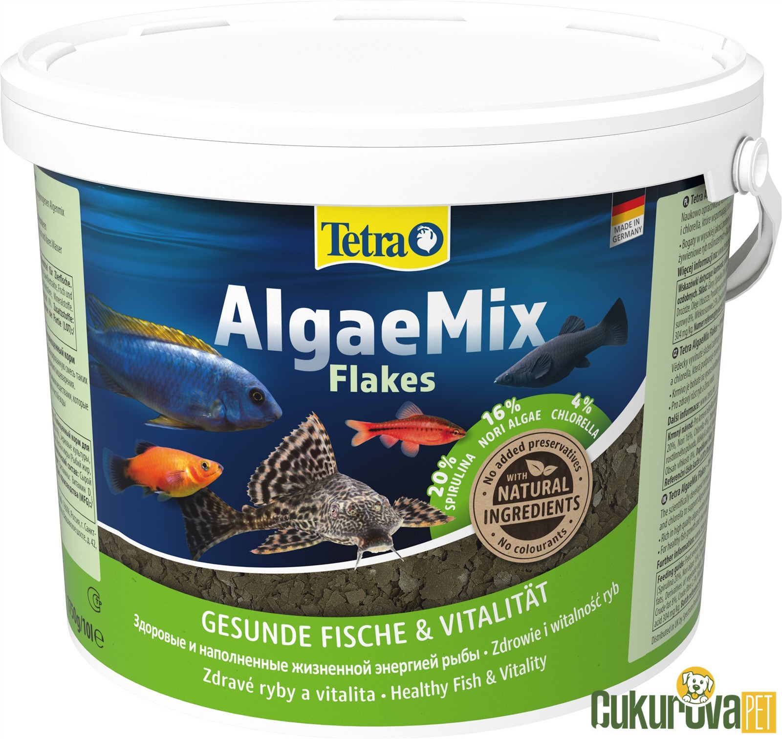 Tetra AlgaeMix Flakes Pul Yem 10 L - 1750 Gr