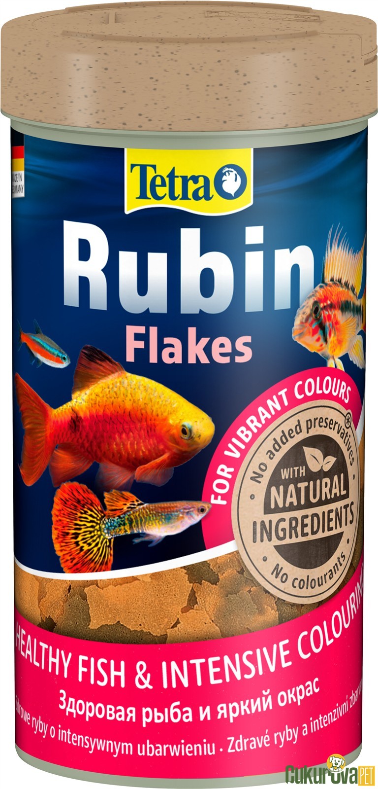 Tetra Rubin Flakes Pul Yem 250 Ml - 52 Gr