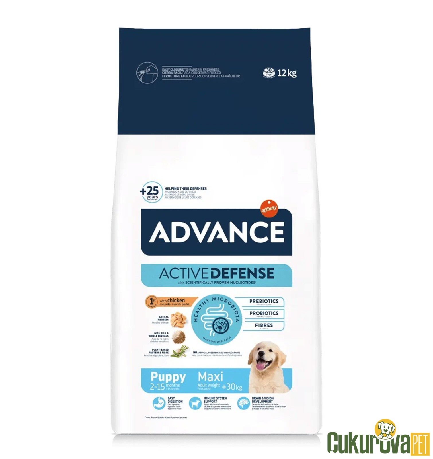 Advance Puppy Maxi Tavuklu Yavru Köpek Maması 3 Kg