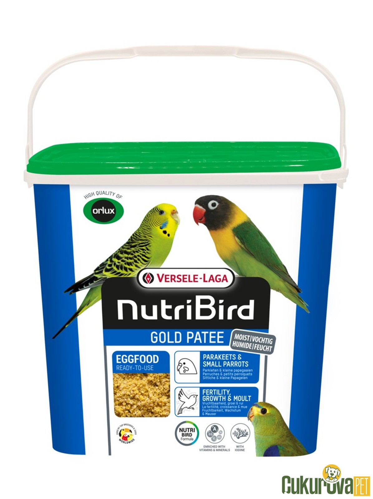 Versele Laga NutriBird Gold Patee Paraket Ve Small Papağan Maması 5 Kg