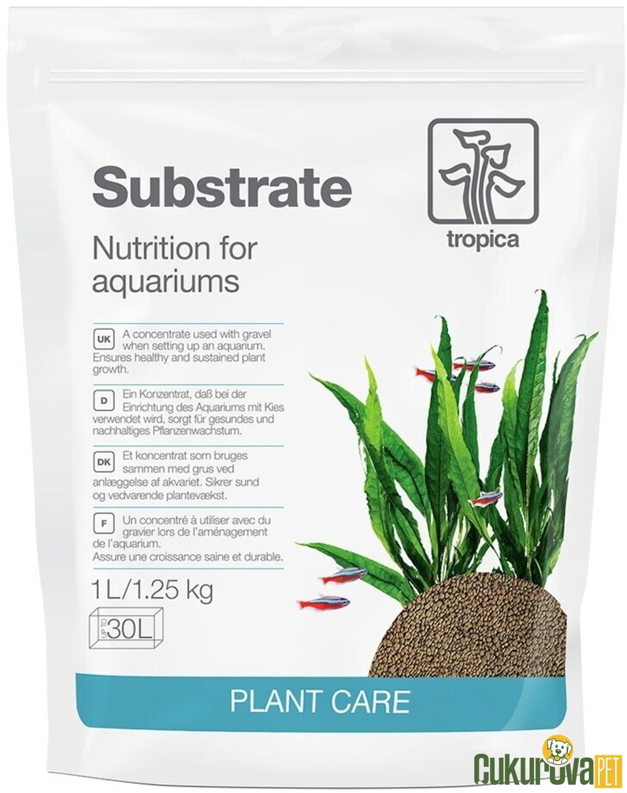 Tropica Plant Care Substrate Akvaryum Kum Altlığı Bitki Gübresi 1 L - 1.25 Kg