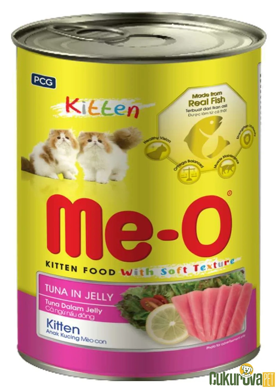 Me-O Kitten In Jelly Ton Balıklı Yavru Kedi Yaş Maması 400 Gr