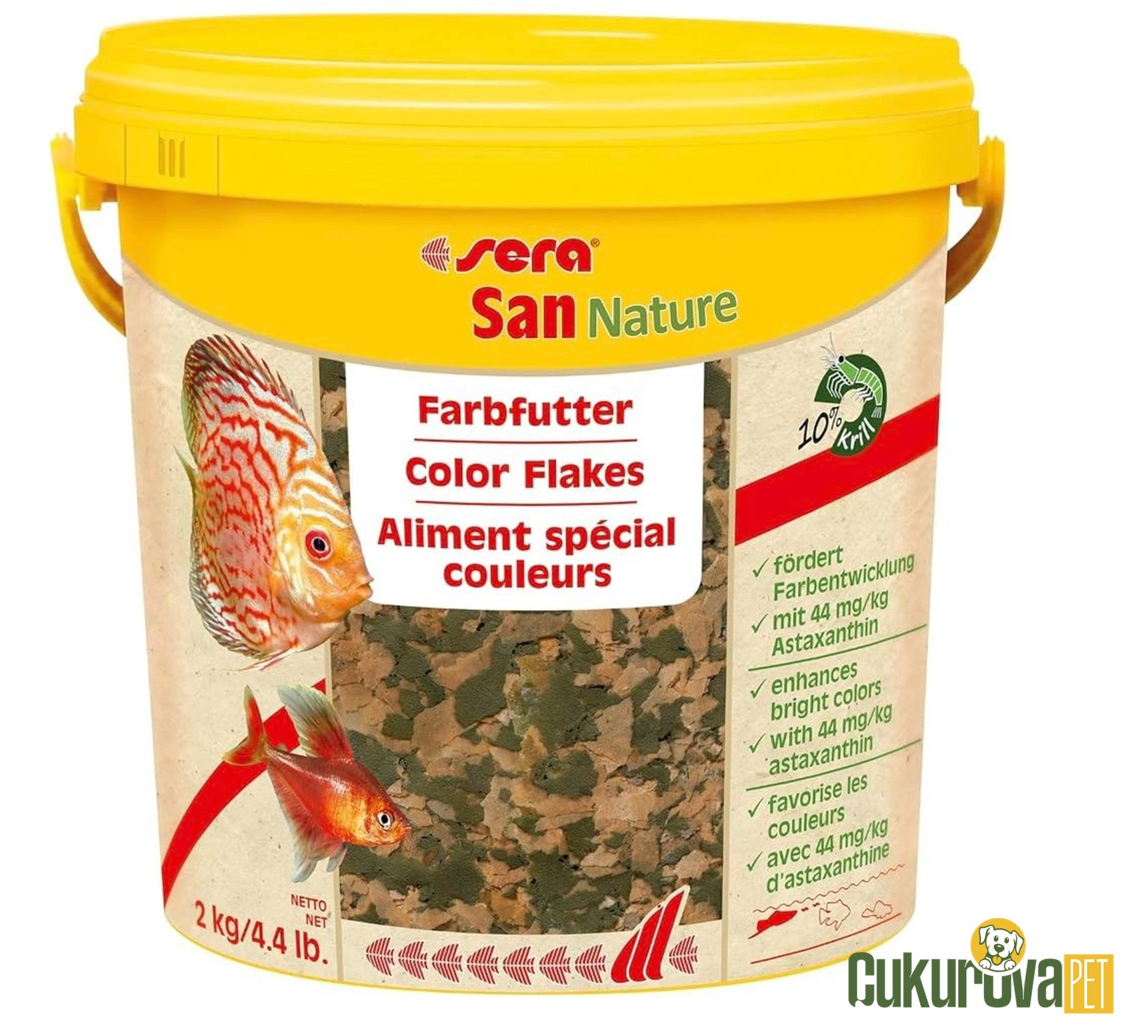 Sera San Nature Pul Yem 10 L - 2 Kg
