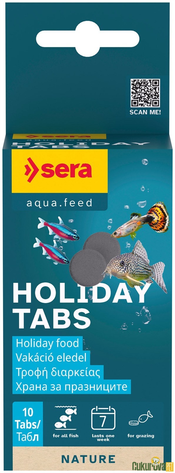 Sera Holiday Tabs Nature Tablet Tatil & Haftasonu Yemi 10 Tablet