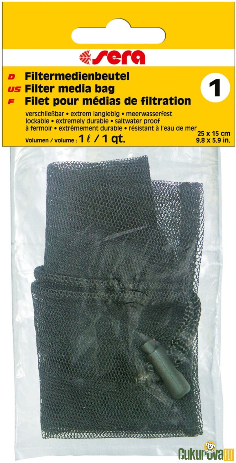 Sera Filter Bag Filtre Torbası 25 x 15 Cm