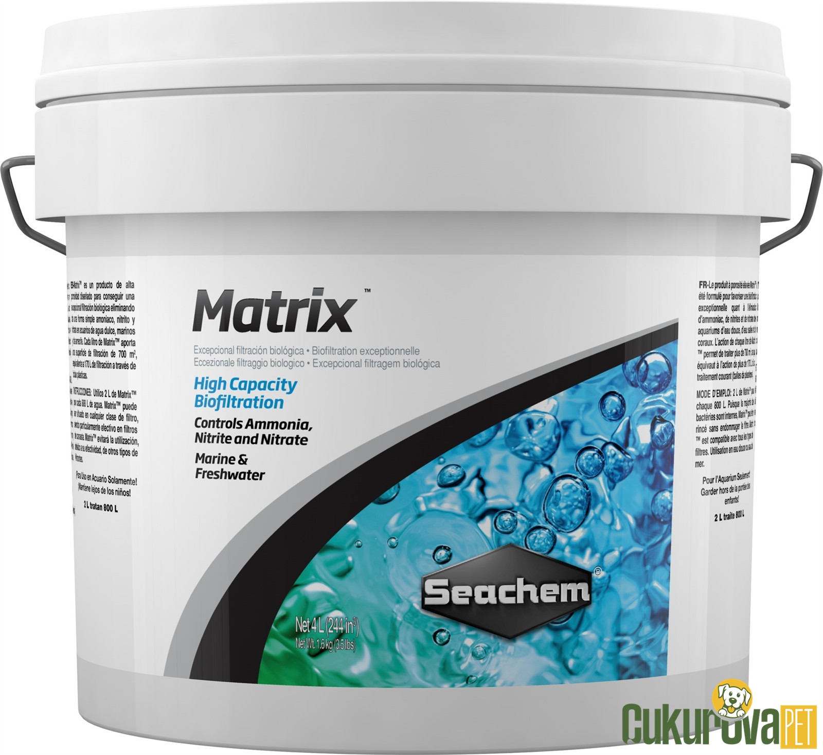 Seachem Matrix Biyolojik Filtre Malzemesi 100 L