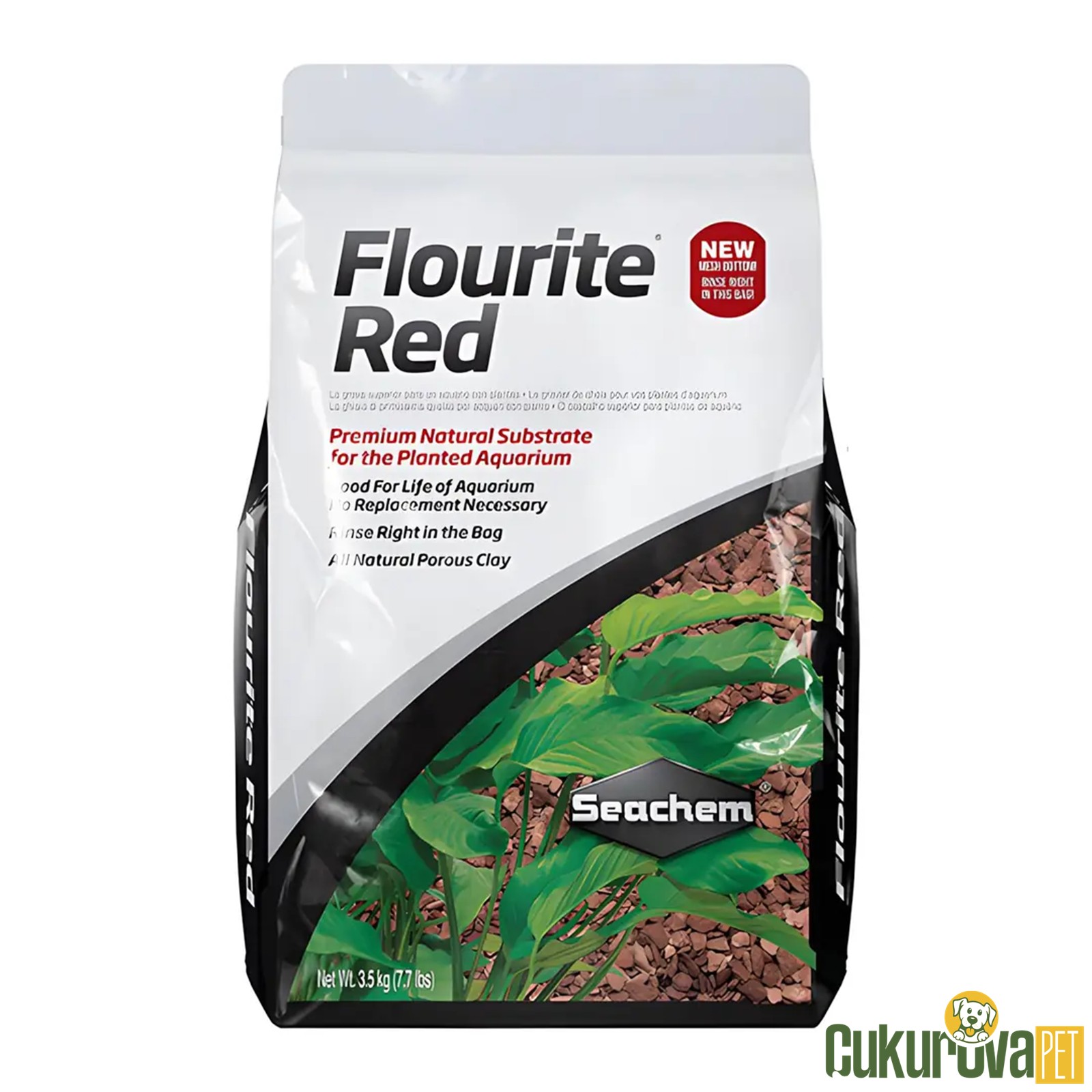 Seachem Flourite Red Bitki Kumu Kırmızı 2 - 5 Mm / 3.5 Kg