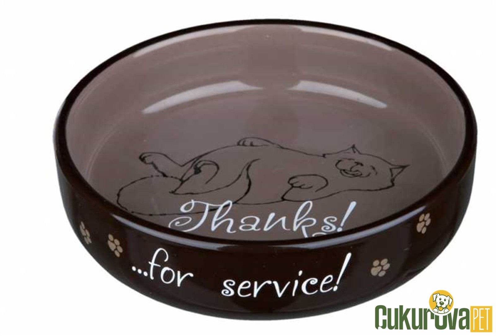 Trixie Kedi & Köpek Seramik Mama Ve Su Kabı Karışık Renkli 300 Ml - 15 Cm