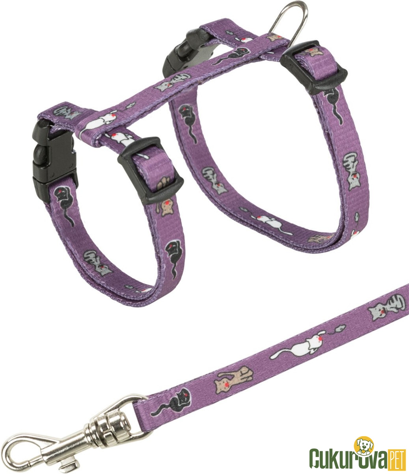 Trixie Yavru Kedi Göğüs Tasması Seti 21 - 34 Cm