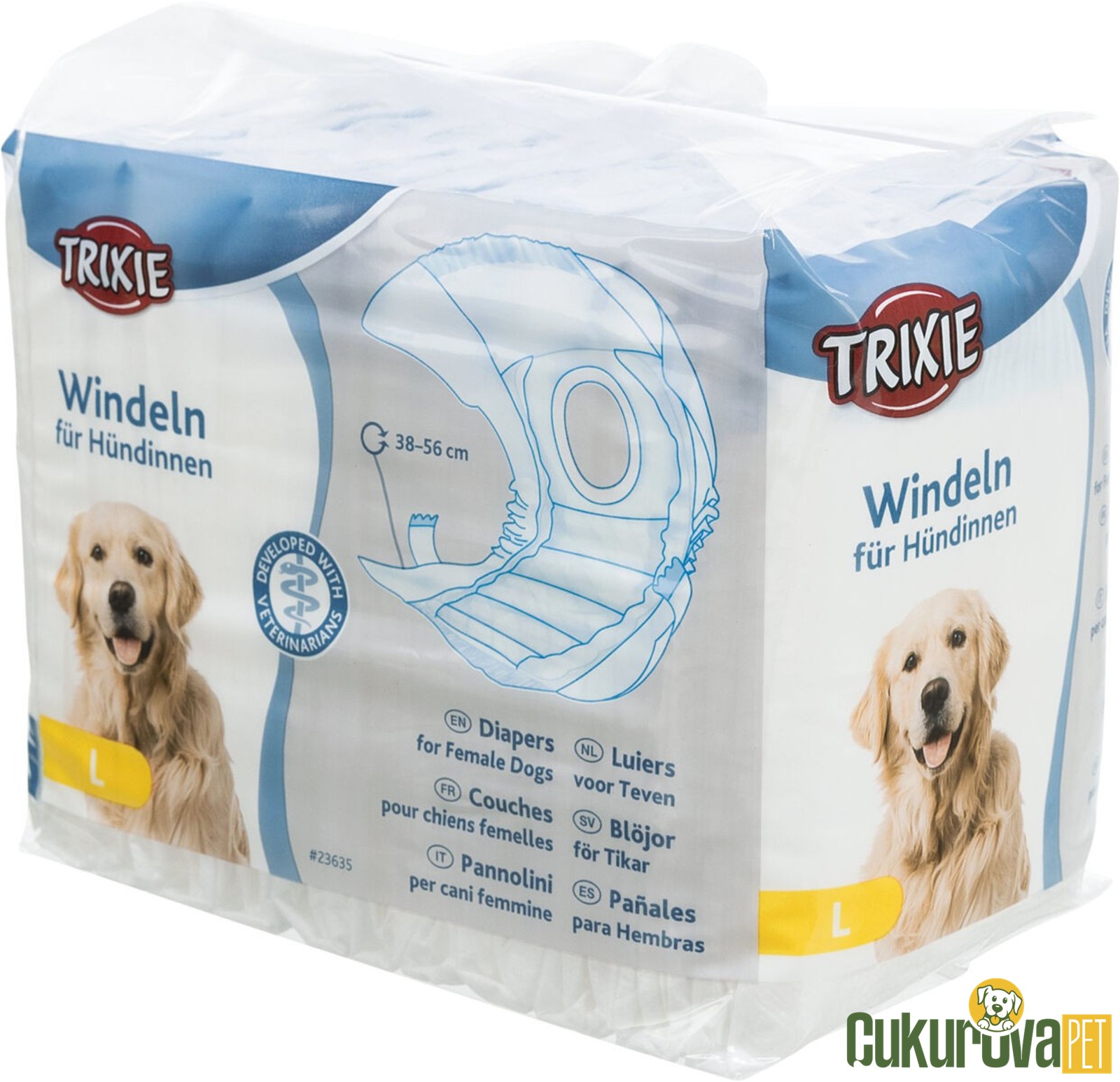 Trixie Çiş Köpek Pedi L - 12 Adet / 38 - 56 Cm