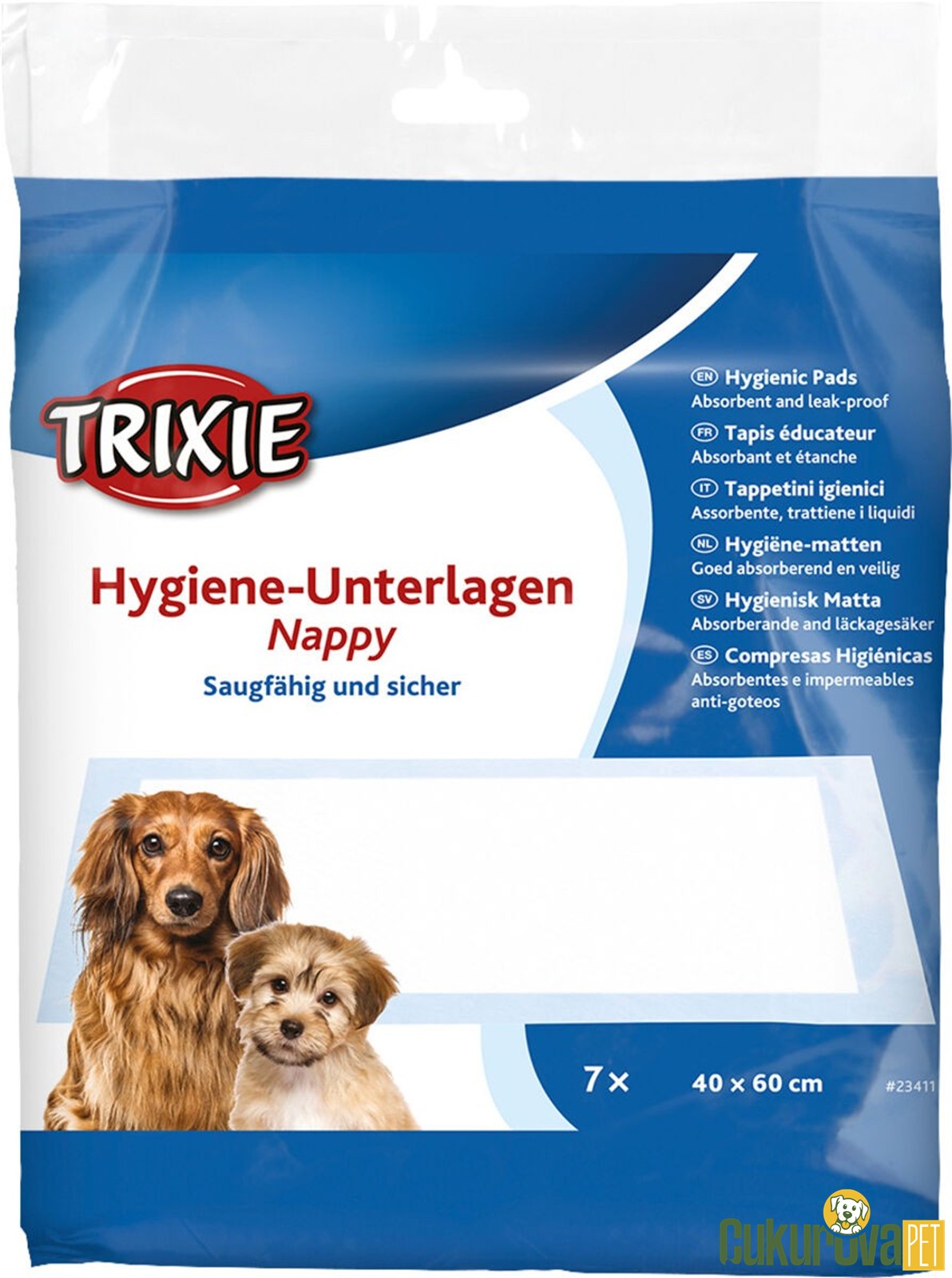 Trixie Hijyenik Köpek Tuvalet Eğitim Pedi 40 x 60 Cm / 7 Adet