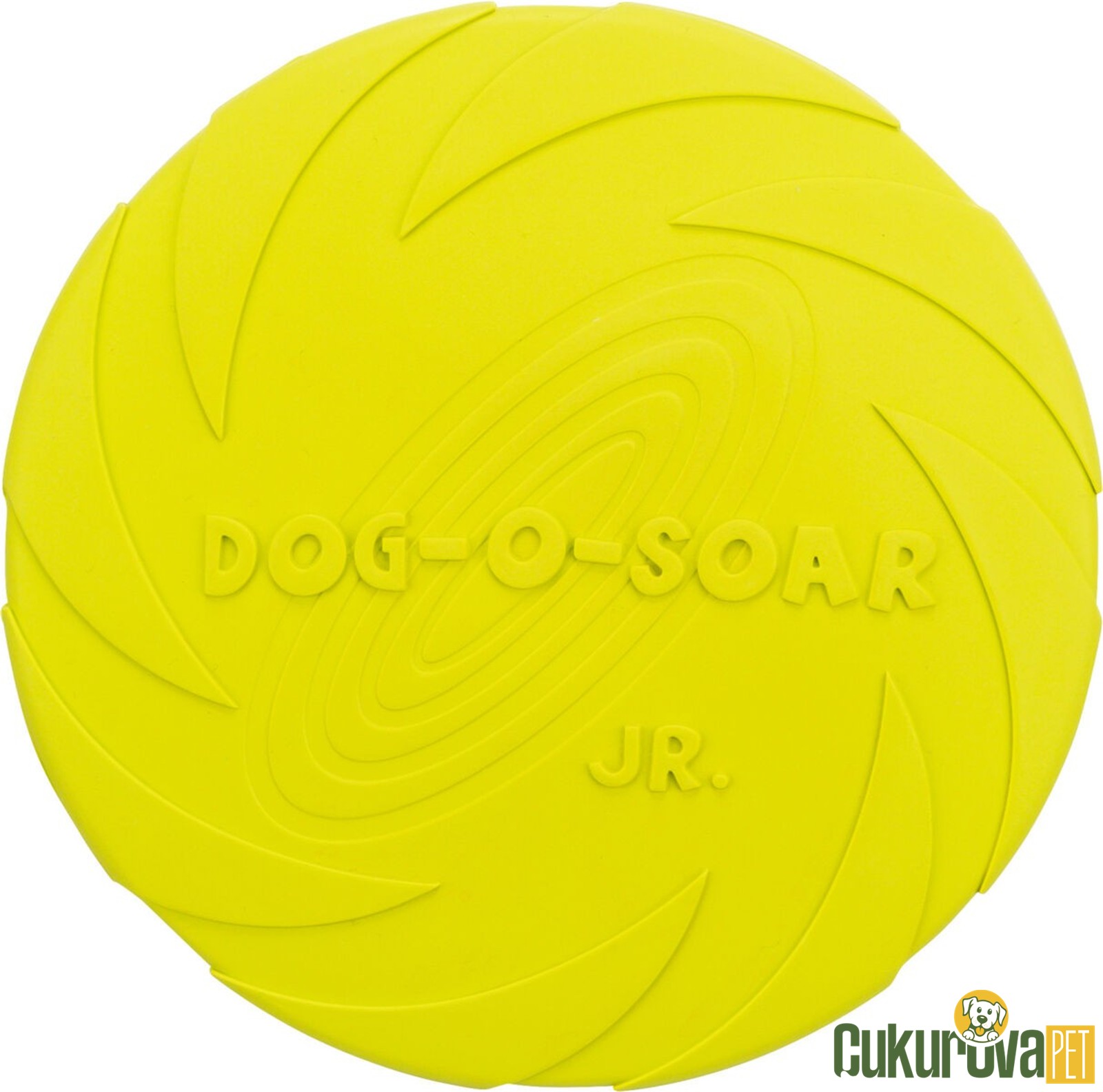 Trixie Kauçuk Frizbi Köpek Oyuncağı Limon Yeşili - 15 Cm