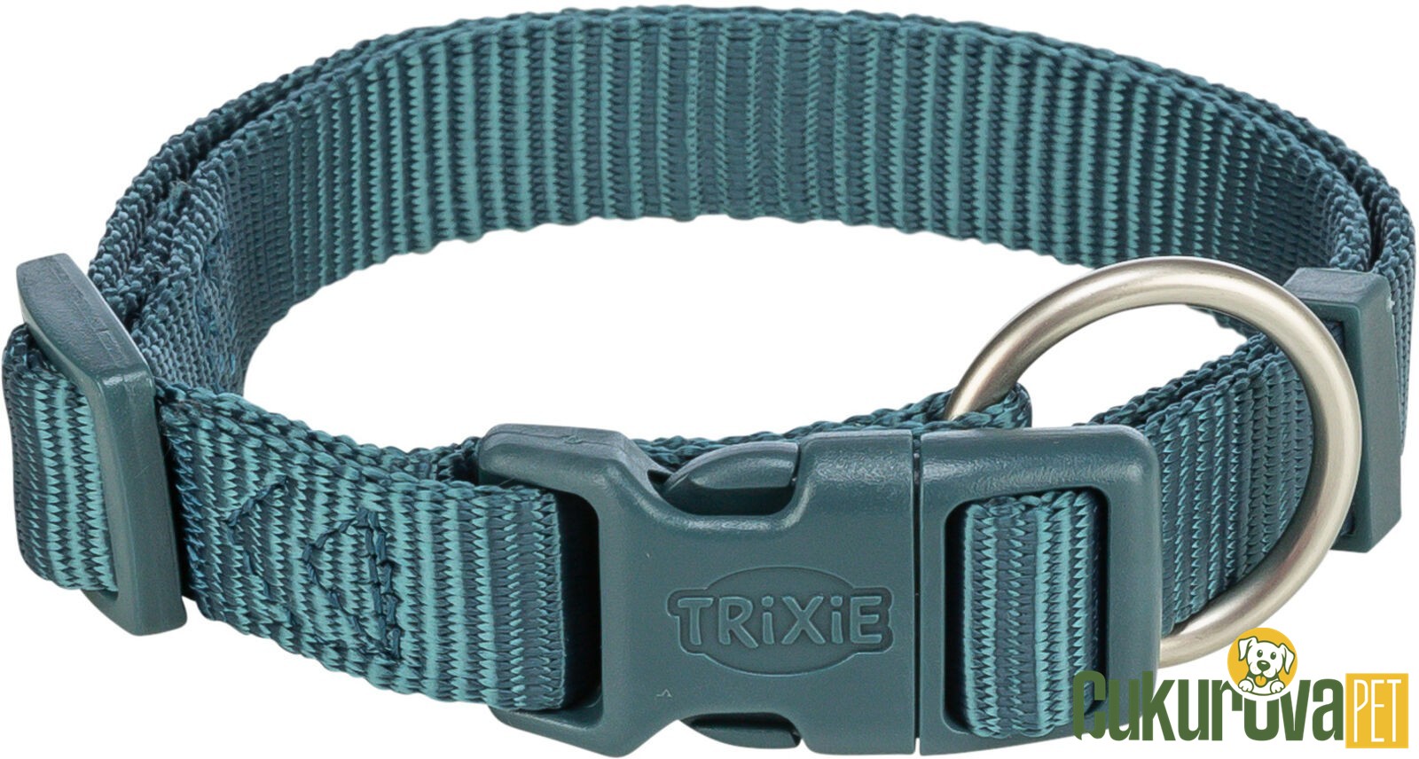 Trixie Premium Köpek Boyun Tasması M - L Petrol Mavisi - 35 x 55 Cm - 20 Mm