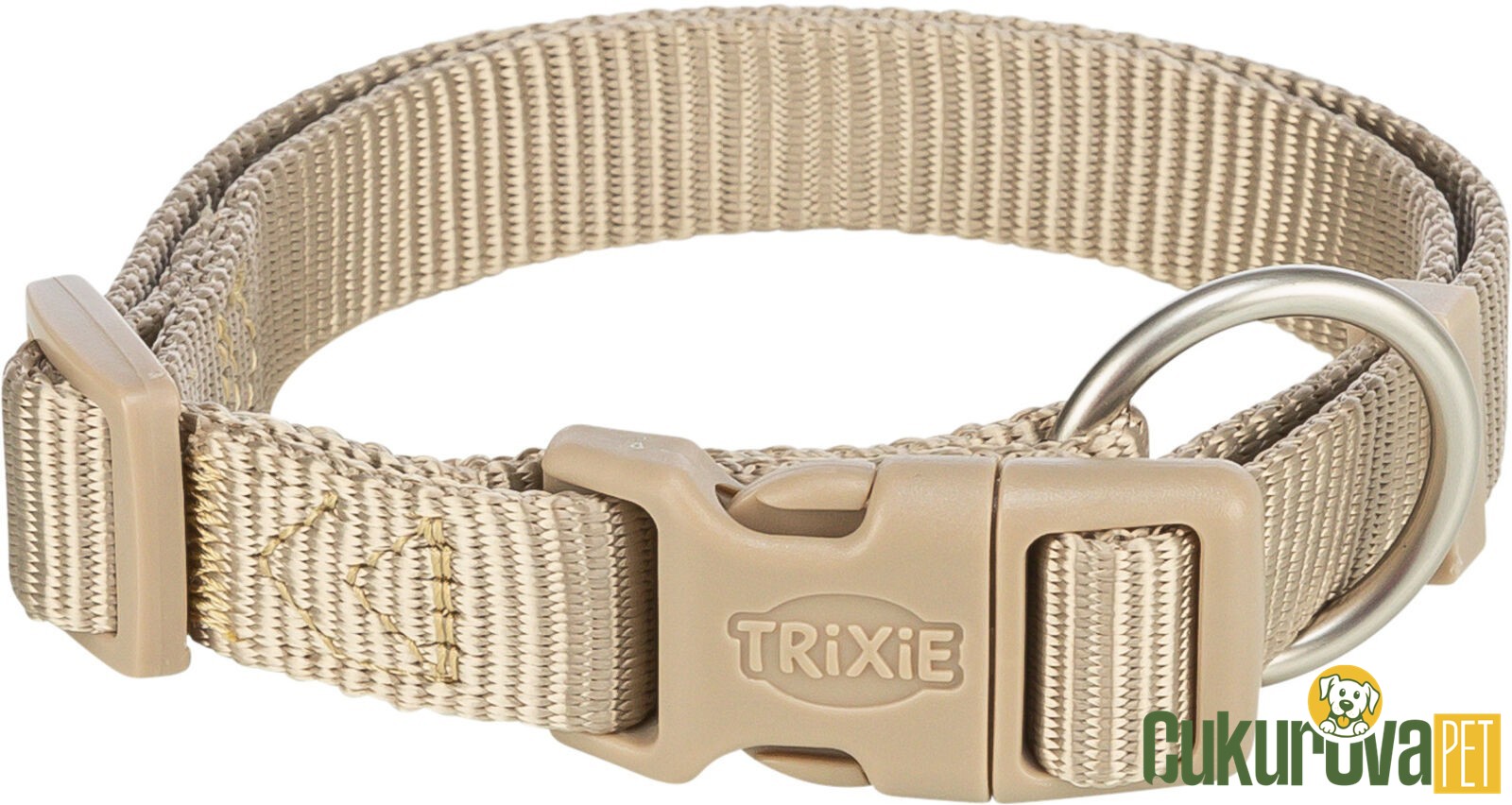 Trixie Premium Köpek Boyun Tasması S - M Kum Beji - 30 x 45 Cm - 15 Mm