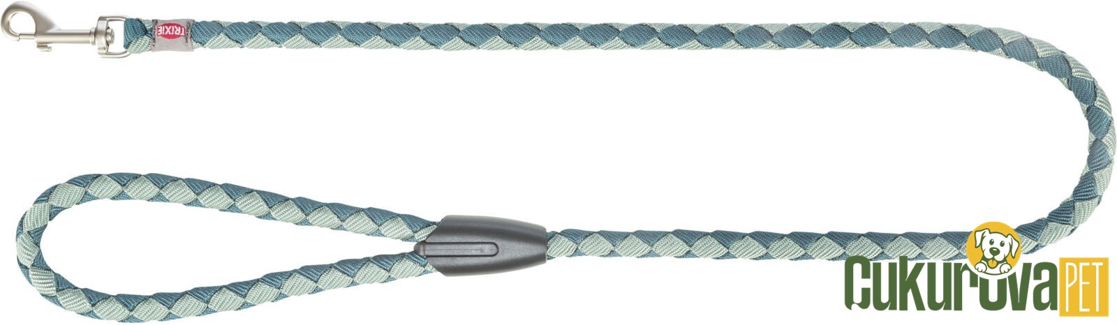 Trixie Cavo Köpek Gezdirme Kayışı L - XL, Petrol Mavisi - Adaçayı Yeşili, 1 M x 18 Mm