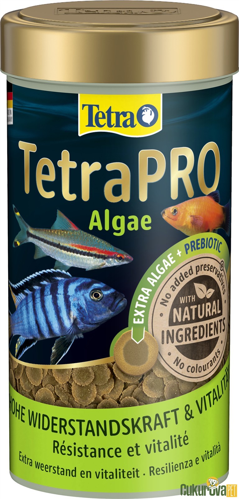 Tetra TetraPro Algae Pul Yem 250 Ml - 45 Gr
