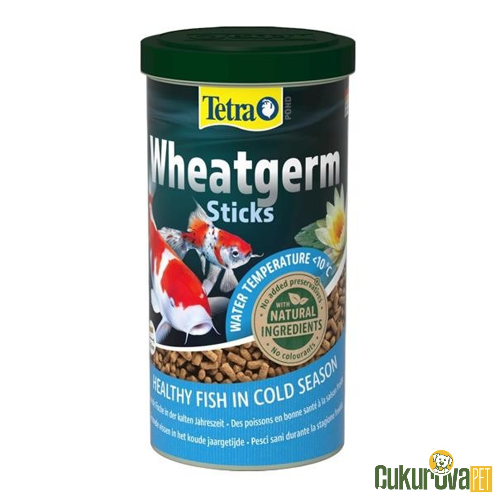 Tetra Pond Wheatgerm Sticks Stick Yem 1 L