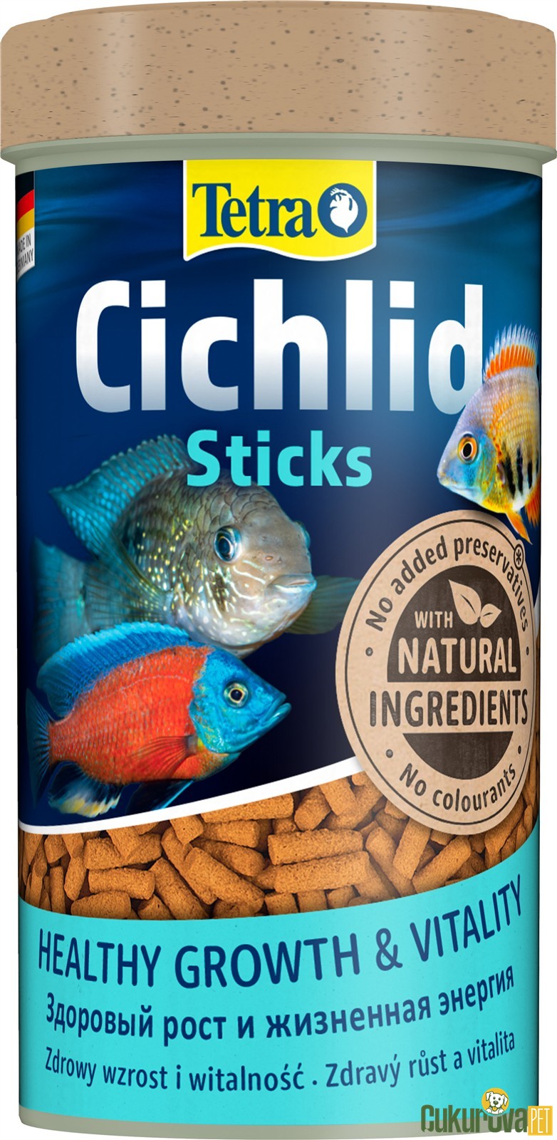 Tetra Cichlid Sticks Stick Yem 1 L - 320 Gr