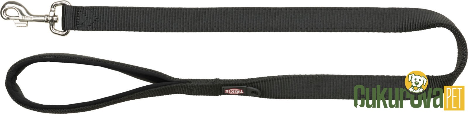 Trixie Premium Köpek Gezdirme Kayışı L - XL, Siyah, 1 M - 25 Mm