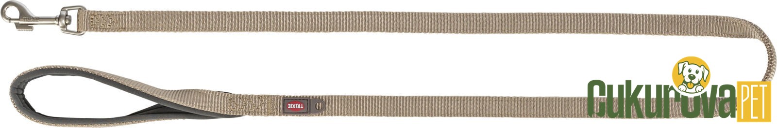 Trixie Premium Köpek Gezdirme Kayışı M - L, Kum Beji, 1 M - 20 Mm