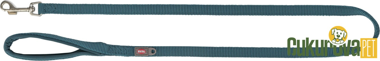 Trixie Premium Köpek Gezdirme Kayışı M - L, Petrol Mavisi, 1 M - 20 Mm
