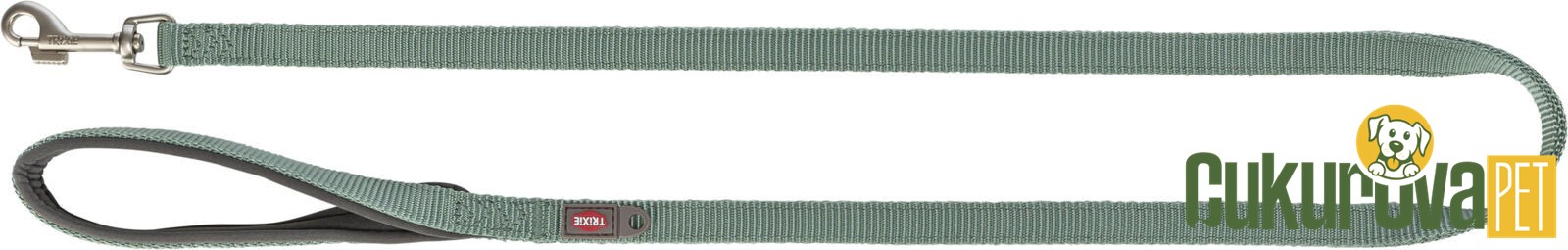 Trixie Premium Köpek Gezdirme Kayışı Xs, Adaçayı Yeşili, 1.2 M - 10 Mm